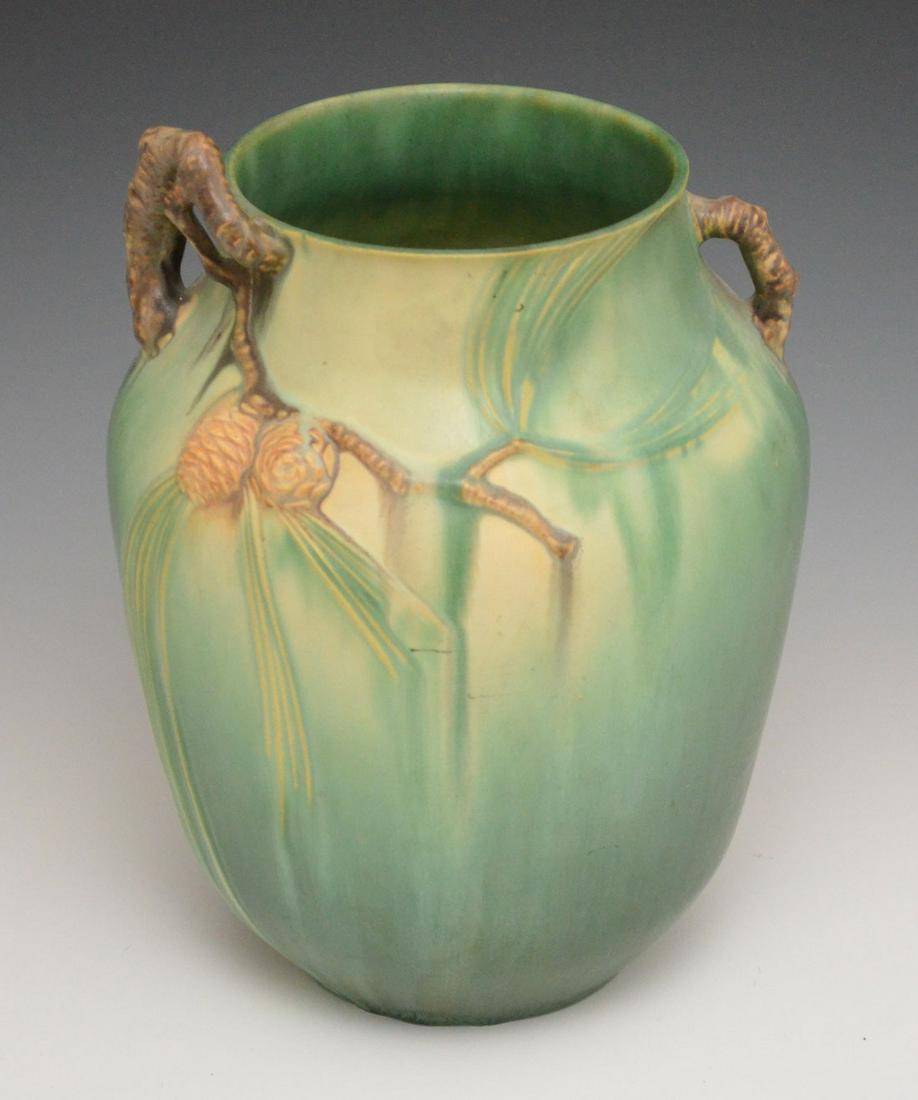 Large Roseville Pine Cone Vase In The Best Green (1 of 7)