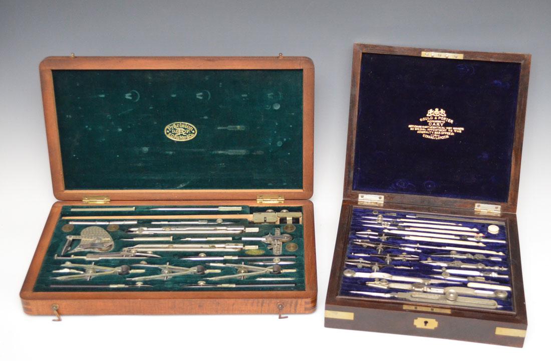 2 Antique Drafting Tools in Boxes (1 of 6)