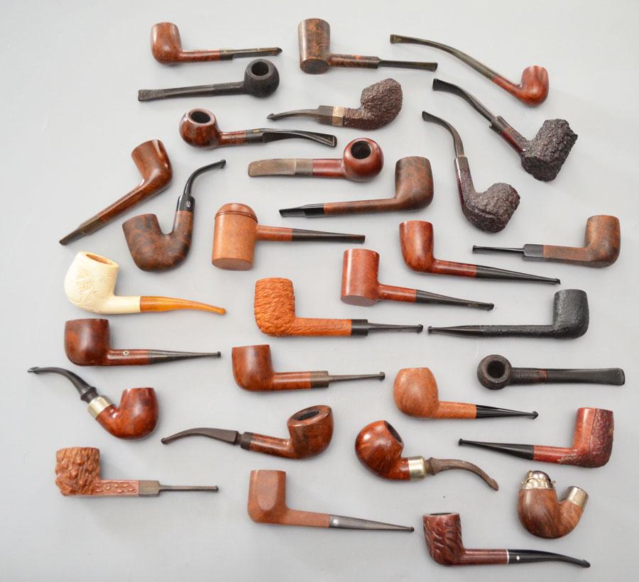 Lot of Vintage Estate Tobacco Pipes (1 of 7)