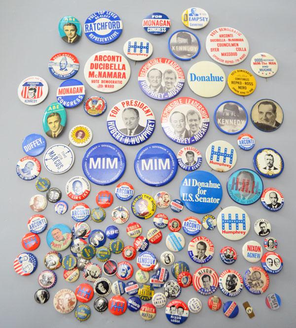 Lot of Local & Federal Gov Campaign Buttons (1 of 7)