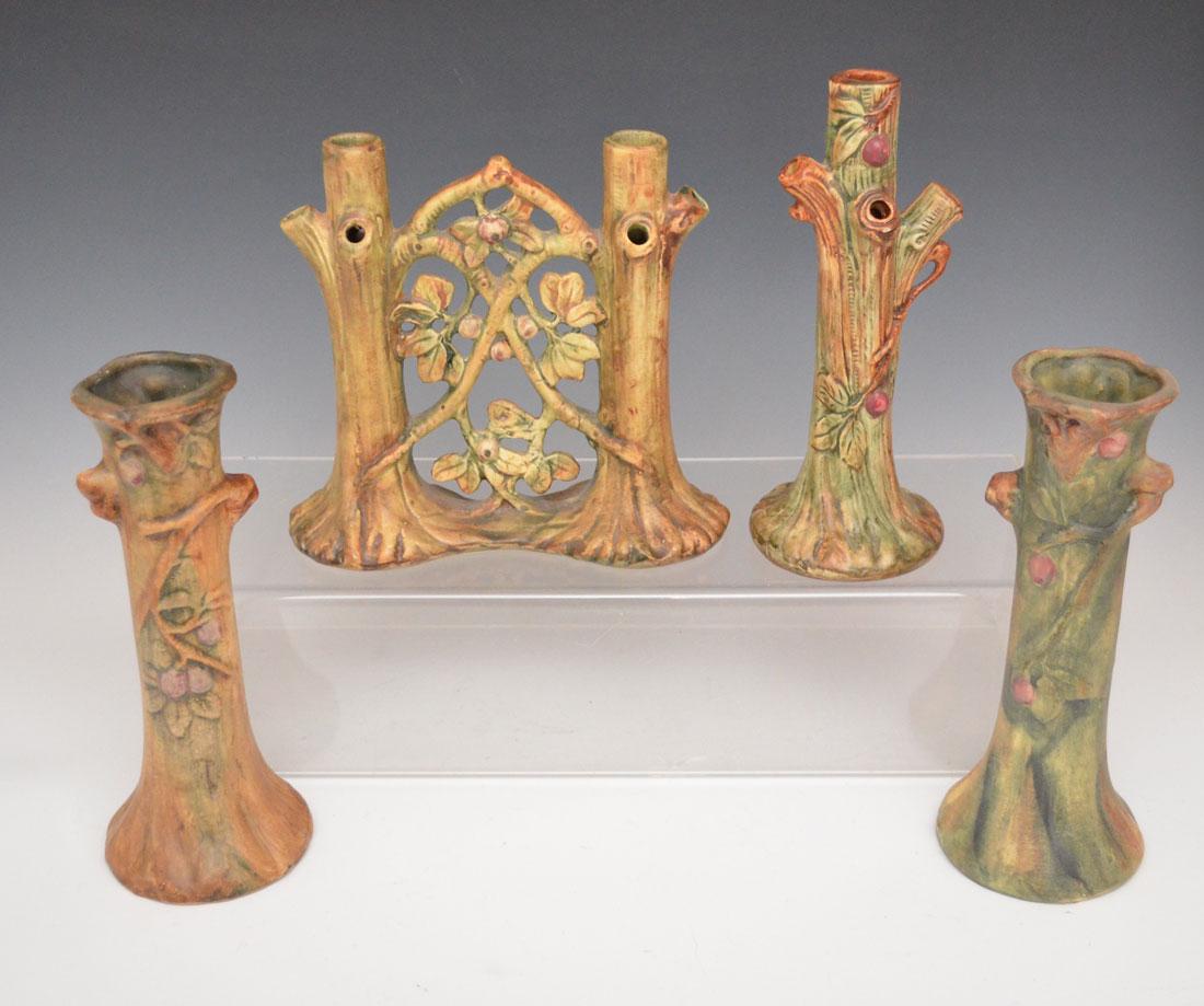 4 Weller woodcraft  Interesting Bud Vases (1 of 1)