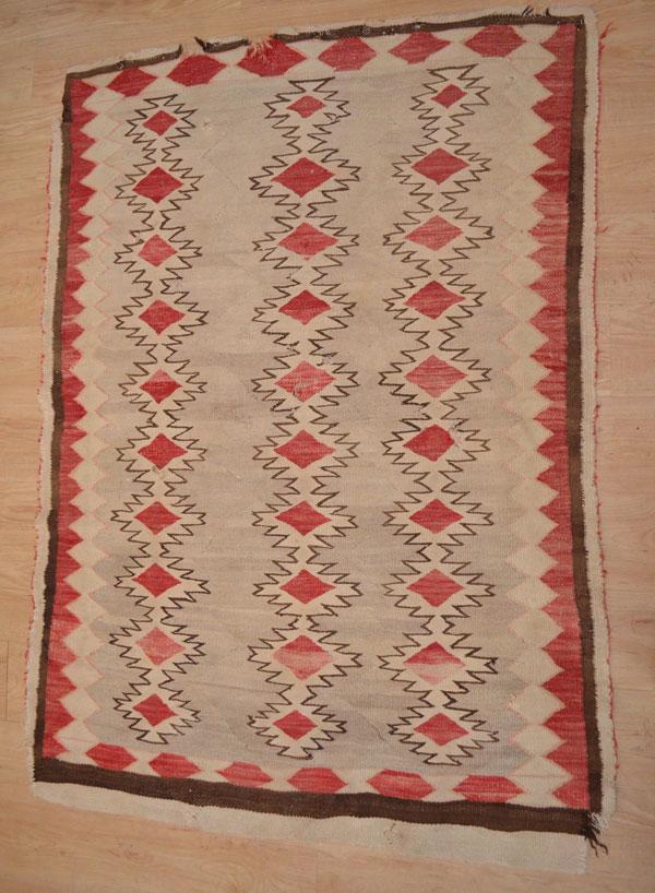 Large Vintage  Navajo Blanket / Rug (1 of 5)