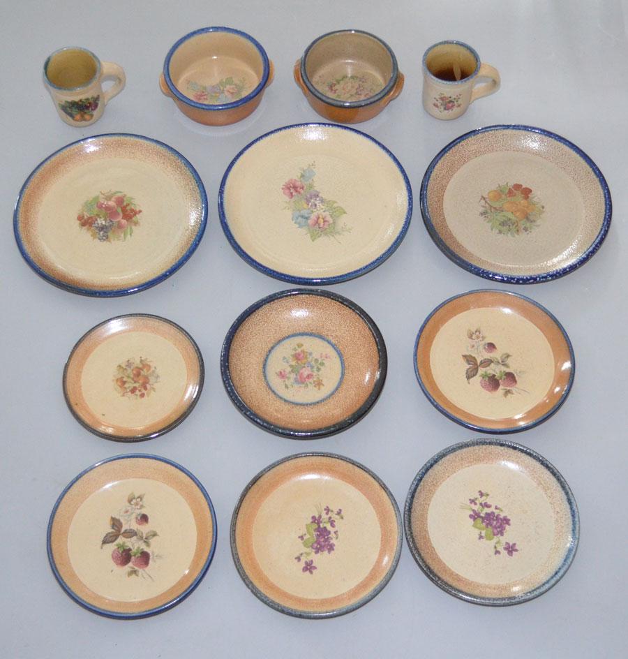 Collection of Monroe Saltworks Pottery (1 of 3)