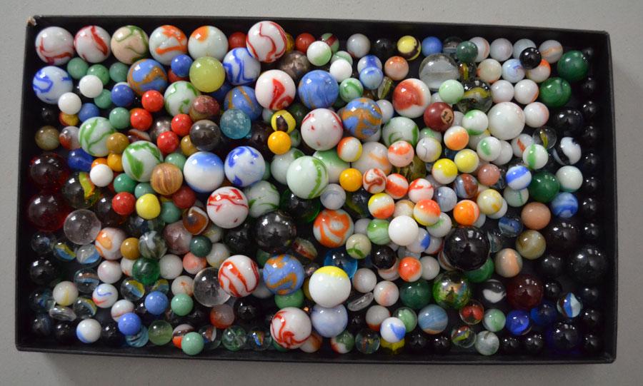 Collection of Vintage Glass Marbles (1 of 5)