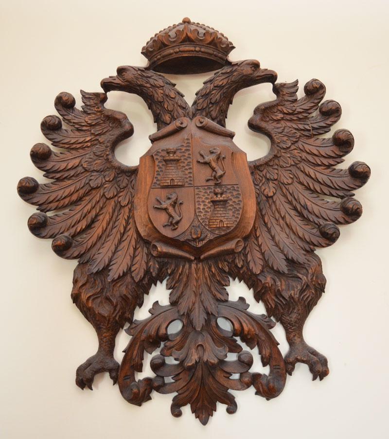 Large Hand Carved Toledo Double Headed Eagle (1 of 3)