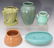 5 Pieces of Vintage Pottery (McCoy, Weller)