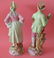 Pr Of Large Bisque Porcelain Figures - 4