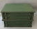 2 Antique Small Green Toolboxes
