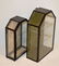 2 Nice Antique Vitrine Curio Cabinets - 2