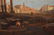 19th O/C Painting Of Roman Ruins illegibly Signed - 3