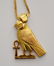 Vintage Horus 14k Gold Necklace With A Box Chain - 3