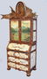 Custom Designed Western Style Birch Secretary desk