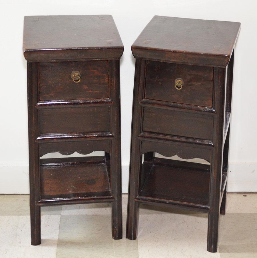 Pair of Antique Chinese Side Tables (1 of 5)