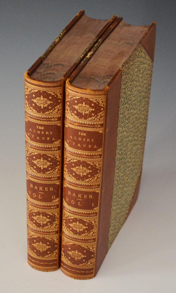 Baker Albert N'yanza 1866 1st Edition Leather Bound (1 of 4)