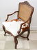 Pr of French Style Chairs w Cowhide Upholstery - 3