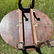 Antique Oval Swing Leg Table w Shell Carved Knees - 6