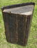 Handsome British Oak Corner Cupboard w Stars - 5