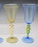5 Lovely Signed Estate Fresh Venetian Glasses - 3