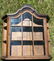 Scandinavian Wood & Glass Hanging Display Cabinet