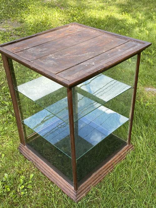 General Store Oak & Glass Display Case (1 of 3)