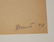 Study of a Girl Drawing Signed Baus 1940 - 3