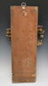 Pair of Gilt Wood & Porcelain Candle Sconces - 3