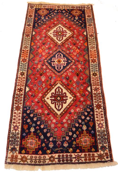 Lovely 61" x 26" Oriental Carpet / Rug (1 of 4)
