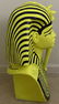 Hand Painted Black & Yellow King Tut Pop Art - 3