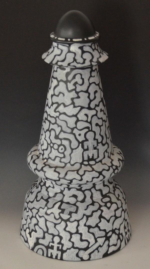 Hand Painted Homoerotic Cermaic Pawn (1 of 3)