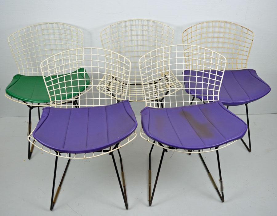 5 Vintage Knoll Bertoia Side Chairs (1 of 4)