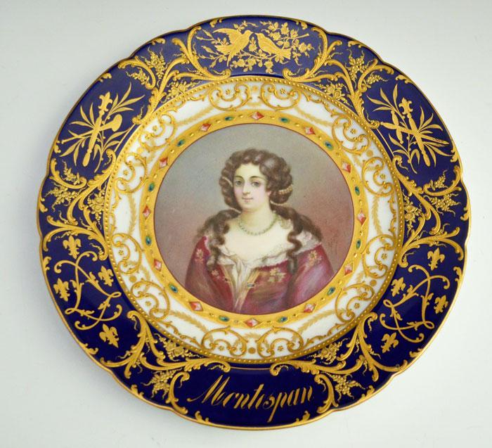 Royal Vienna Sevres Style Mme Montespan Plate (1 of 5)