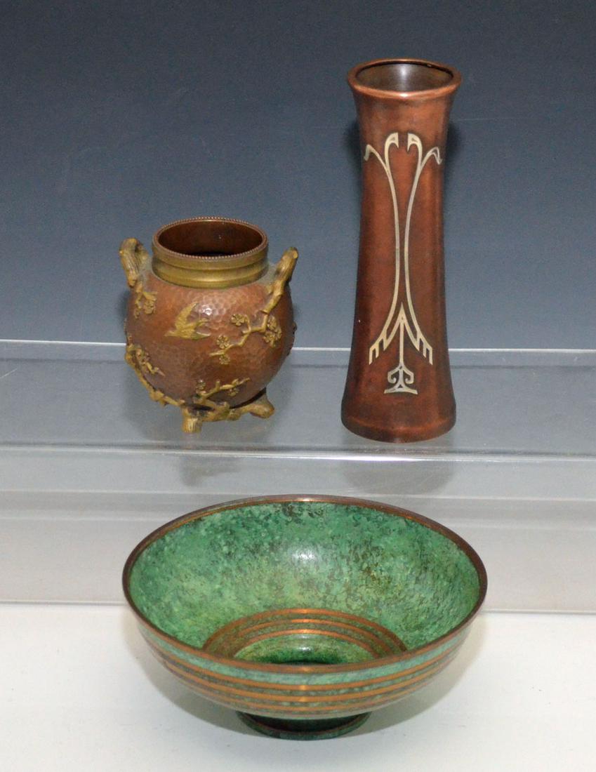 3 Bronzes Vases (Carl Sorensen, Silver Craft) (1 of 4)