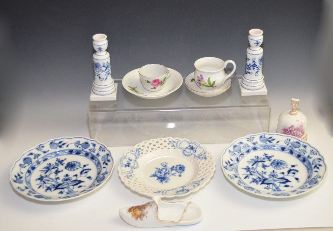 Lot of Misc Meissen Porcelain Accessories (1 of 6)