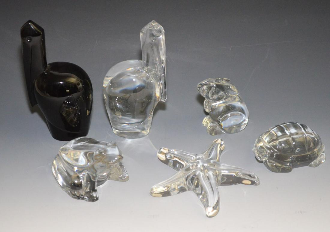 Collection of Baccarat Crystal Animals (Pelican, Ocean) (1 of 6)