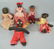 Lot of Black American Cloth Dolls