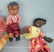 Lot of Black American Cloth Dolls - 2