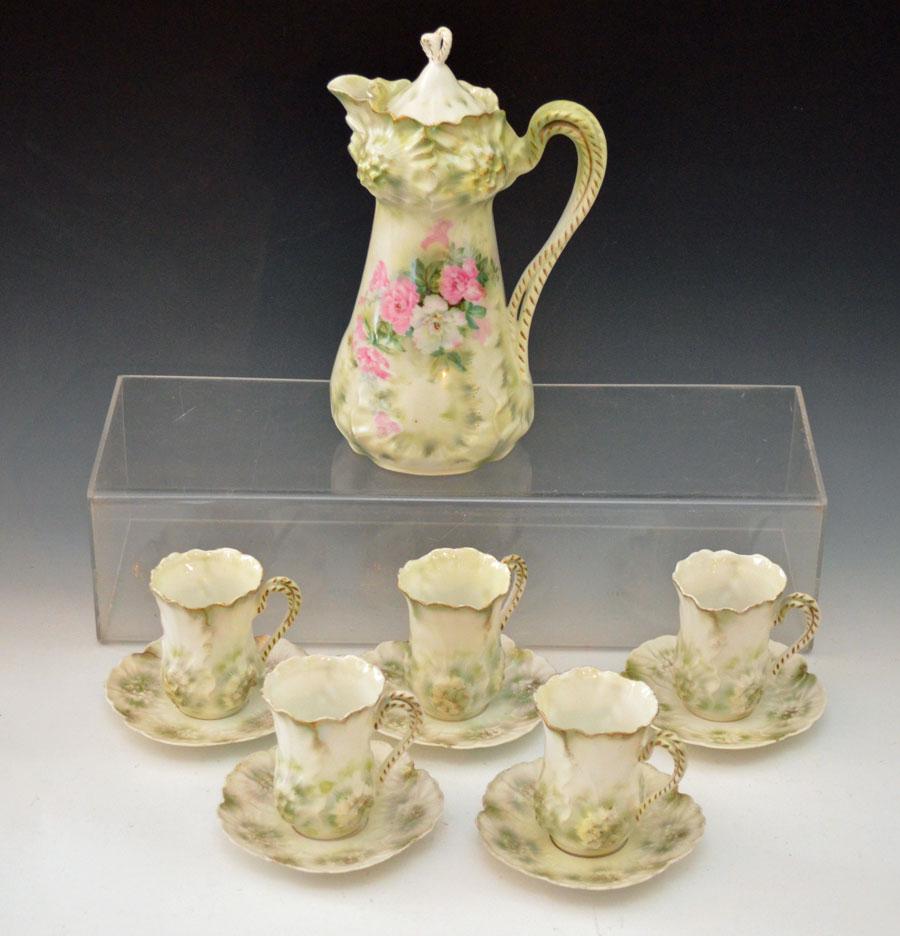 R.S. Prussia Flower Mold Chocolate Set (1 of 5)