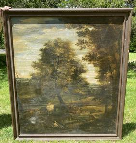 Early Dutch Old Master Painting Landscape (1 of 4)