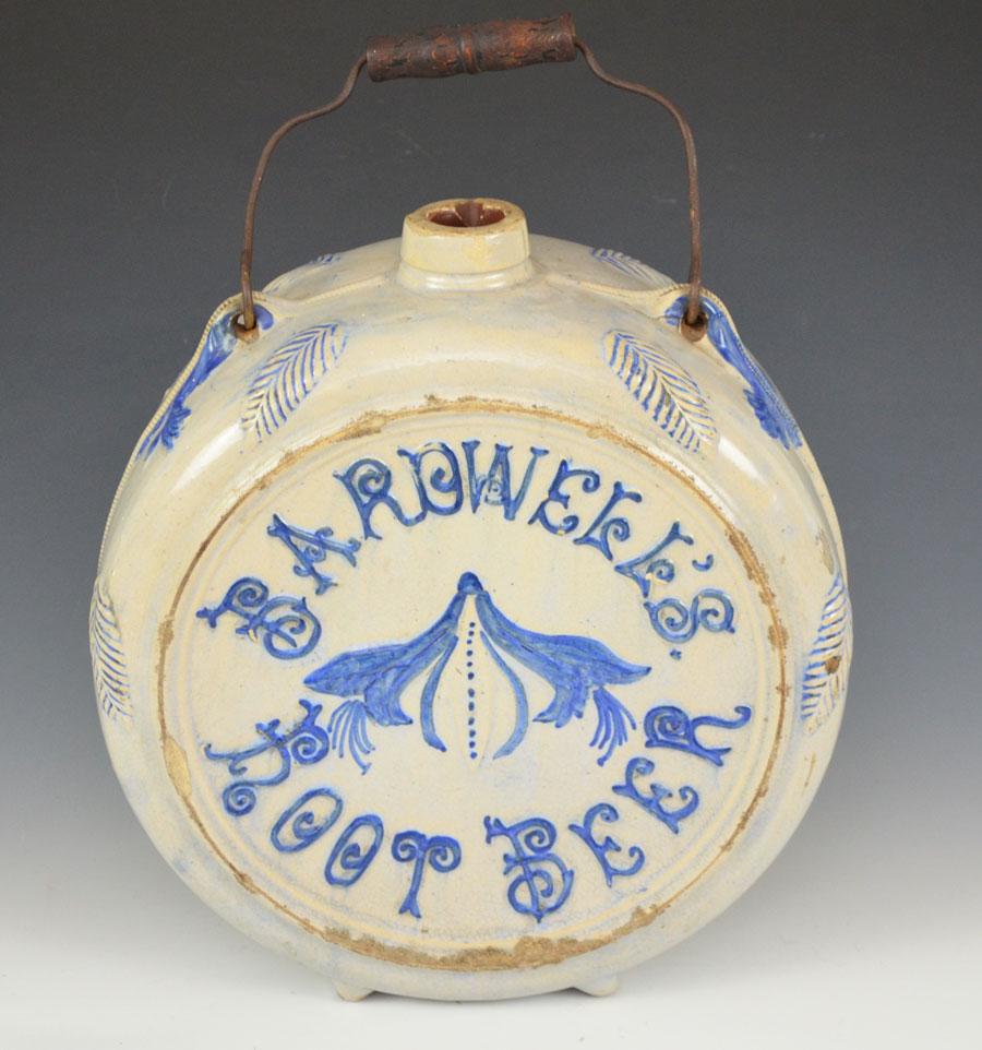 Bardwell's Root Beer Stoneware Canteen (1 of 7)
