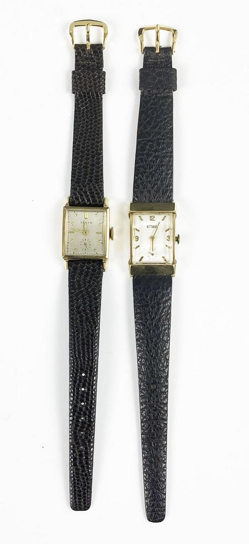 Two 14k Gold Men's Wristwatches (1 of 3)
