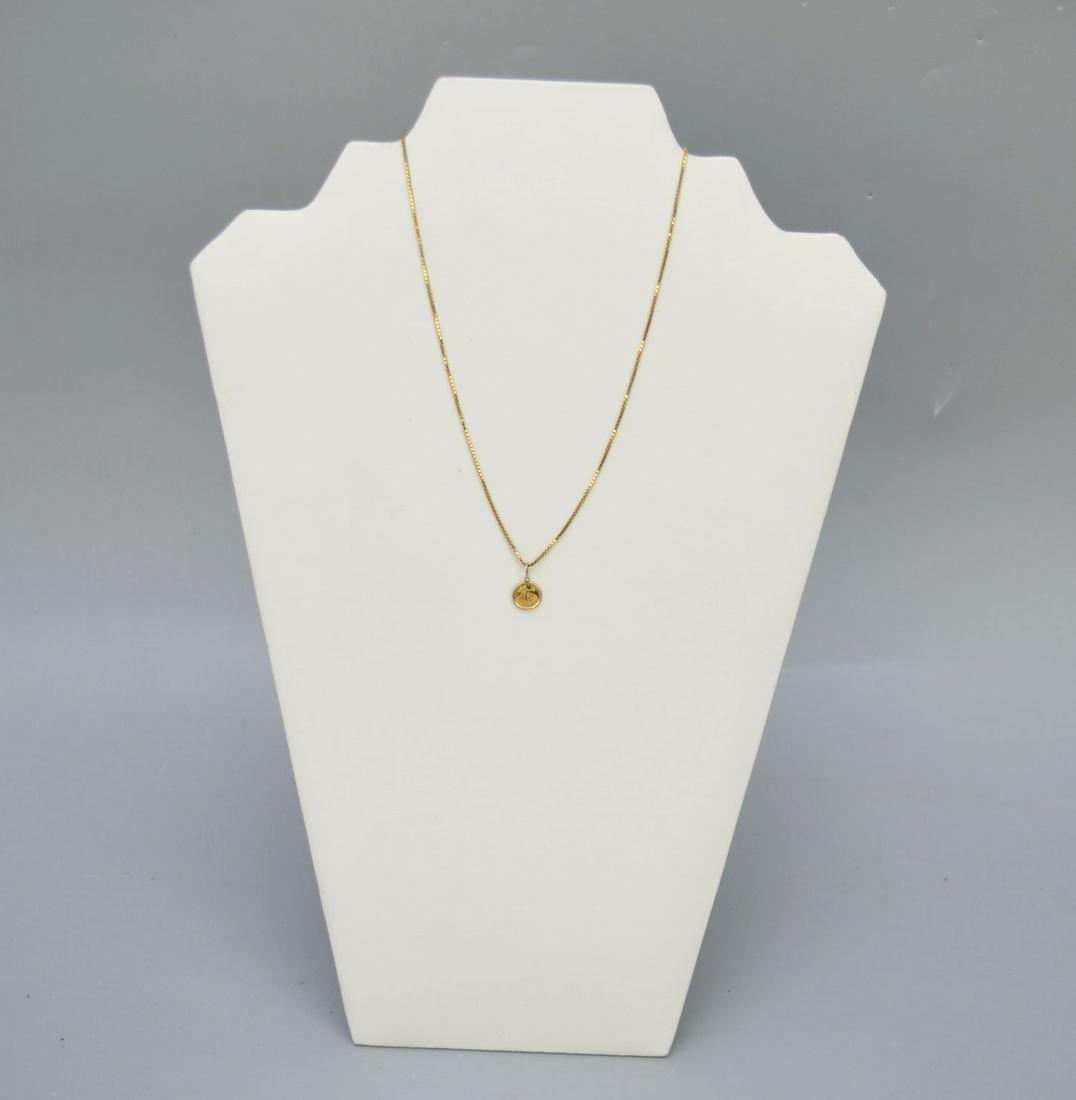 $20 Miniature 22k Gold Standing Liberty Coin (w Box (1 of 5)