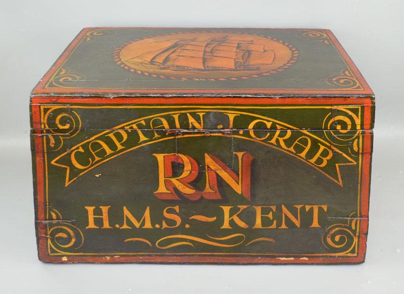Great Hand Painted Ship Captains Box (1 of 7)