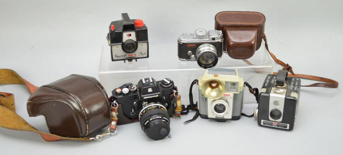 Great Lot Of 5 Vintage Cameras ( Nikon , Robot ) (1 of 7)