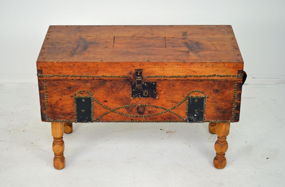 Small Antique Trunk on Legs (1 of 5)