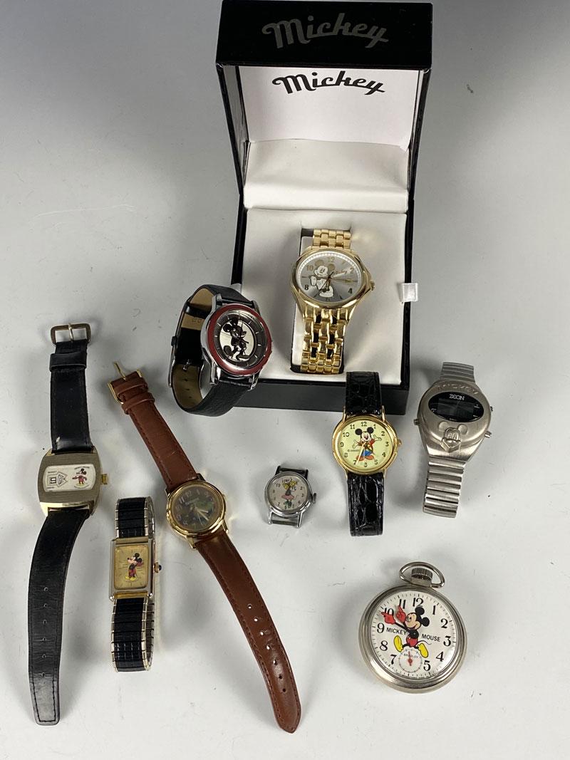Collection of Various Mickey Mouse Watches (1 of 5)