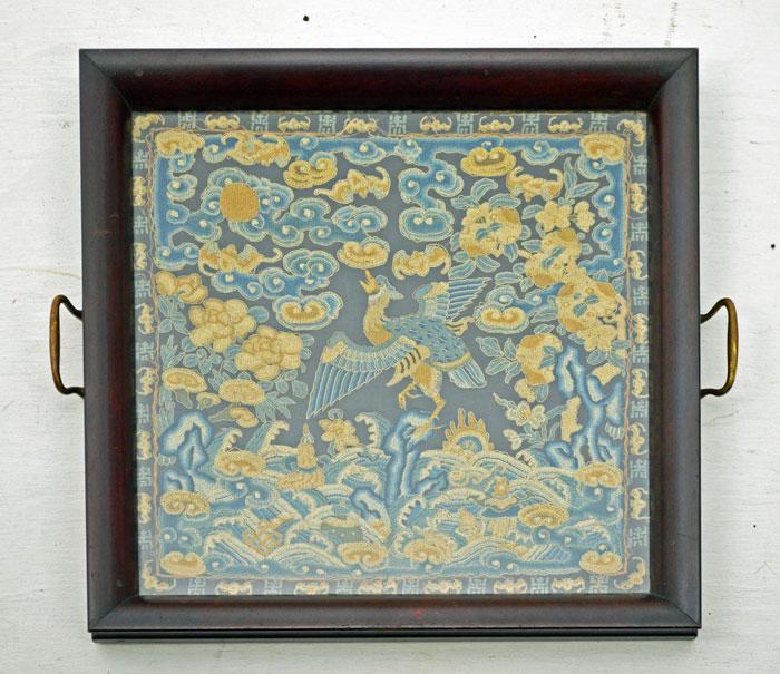 Chinese Embroidered Imperial Guard? rank Badge (1 of 3)