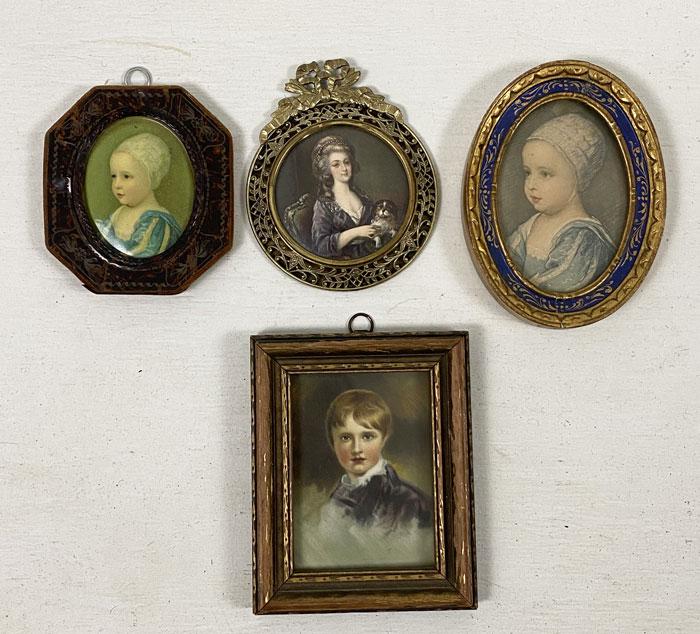 4 Miniature Framed Prints / Paintings (1 of 7)