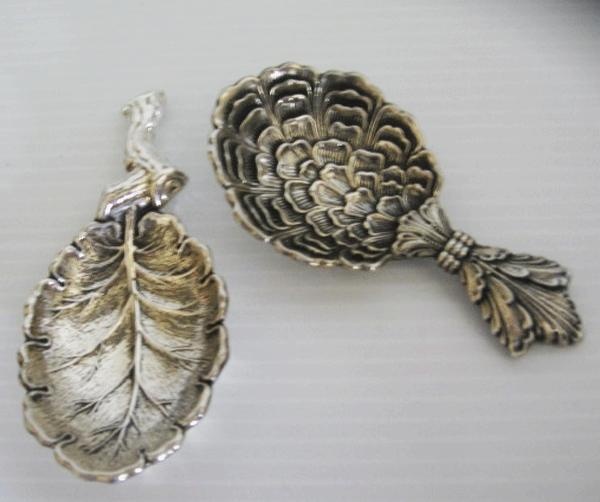 1 Sgnd Sterling Silver Buccellati Tea Caddy Spoons: In very nice condition. It measures approx 3"