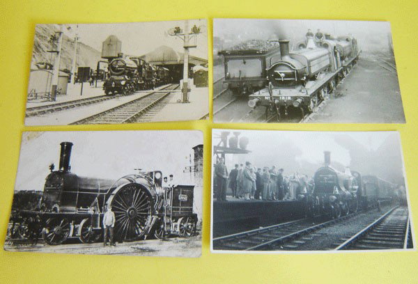 Lot Of 15 Vintage Postcards Conductors And People: Lot Of 15 Vintage postcards Conductors And People. 1: S.E.&C.R. Engine No. 430 2: No. 1463 N.E.R. 3: No. 3402 4: S.E. & C.R. No.372 5: N.E.R. Four Coupled Bogie Express Engine No.1928 6: Miles 7: No. 