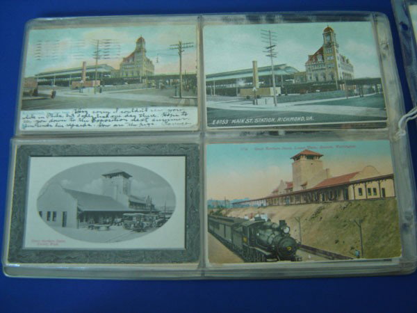 47 Vintage Train Station Postcards: Union Passenger Depot, Pittsburg PA – Union Station, PRR Pittsburg PA – Union Deopt Pittsburg PA – Union Station P. RR by Night, Pittsburg PA – P & LE RR Depot, Pittsburg PA – Baltimore & Oh
